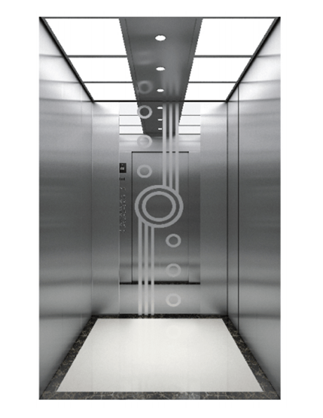 Configuration standard de l'ascenseur de passagers MR de luxe SX-K03 (en option)